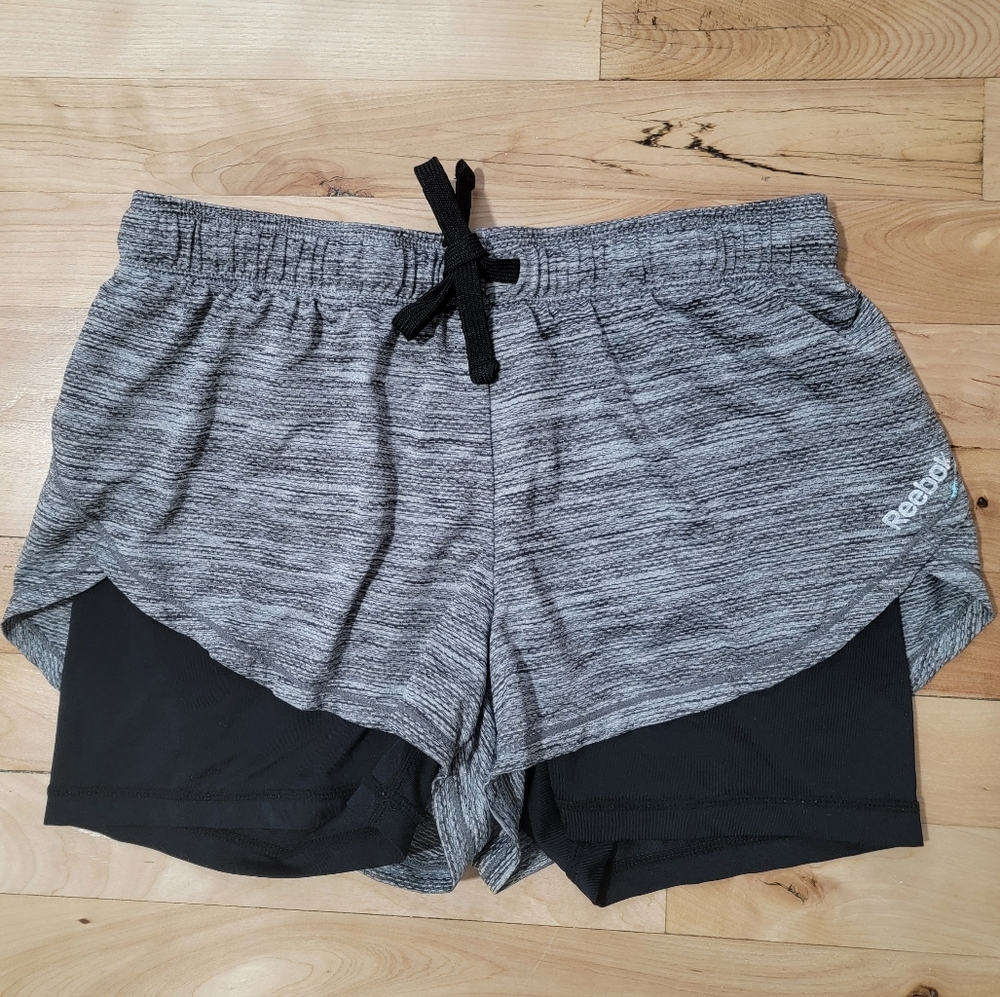 Reebok Athletic Shorts Gray Women's Small